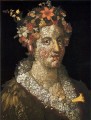 mujer floral Giuseppe Arcimboldo flores clásicas